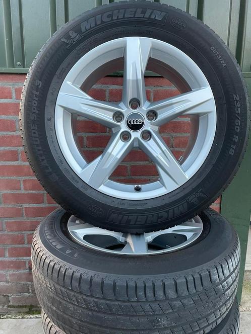 Originele 18” Audi Sport Q5 SQ5 FY Velgenset Zomerbanden, Auto-onderdelen, Banden en Velgen, Banden en Velgen, Zomerbanden, 20 inch