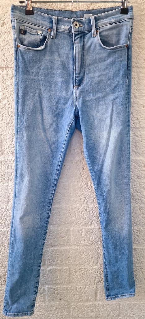 H&M shaping skinny jeans high waist maat 29/30 M, Kleding | Dames, Spijkerbroeken en Jeans, W28 - W29 (confectie 36), Blauw, Ophalen of Verzenden