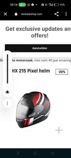 Motorhelm IXS  HX215 PIXEL MAAT S is 2  x gebruikt nog nieuw, Ophalen of Verzenden, Zo goed als nieuw