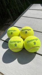 4 Slazenger no 2 ballen, ook nieuw., Ophalen of Verzenden, Zo goed als nieuw, Ballen, L00
