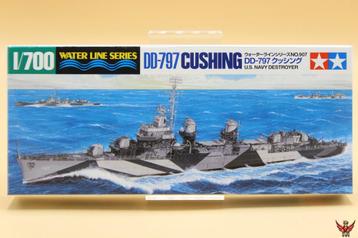 ROWASP | Tamiya 1/700 DD-797 Cushing US Navy Destroyer water beschikbaar voor biedingen
