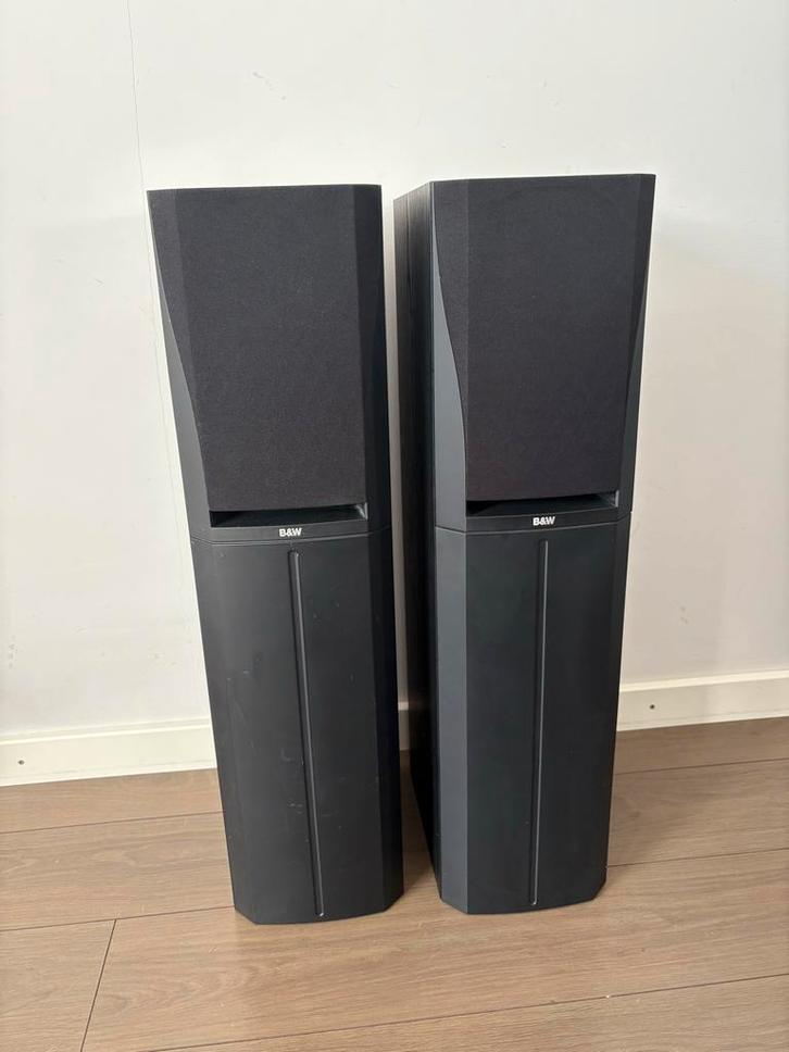 Bowers & Wilkins DM305 Luidsprekers - Topkwaliteit, Audio, Tv en Foto, Luidsprekers, Gebruikt, Front, Rear of Stereo speakers