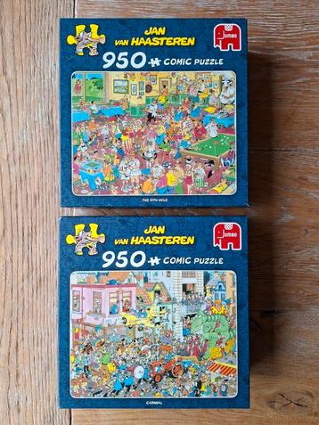Jan van Haasteren puzzels 2x 950 stukjes beschikbaar voor biedingen