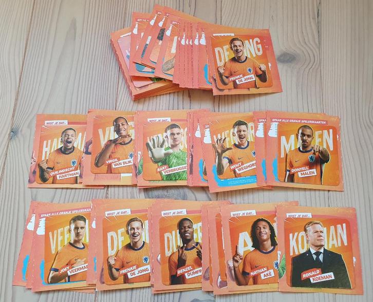 diverse Oranje Spelerskaarten 2024: zie nrs id advertentie, Verzamelen, Supermarktacties, Albert Heijn, Verzenden