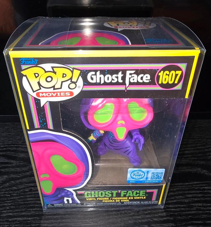 Funko Pop! 1607 Ghost Face (Blacklight) SE, Verzamelen, Poppetjes en Figuurtjes, Nieuw, Ophalen of Verzenden