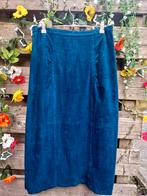 Prachtige vintage puur suéde lange blauwe rok, Kleding | Dames, Rokken, Blauw, Ophalen of Verzenden, Zo goed als nieuw, Maat 36 (S)