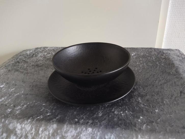 Fruit Uitlek Bakje / Vergiet, Huis en Inrichting, Woonaccessoires | Schalen en Manden, Gebruikt, Schaal, Rond, Overige materialen