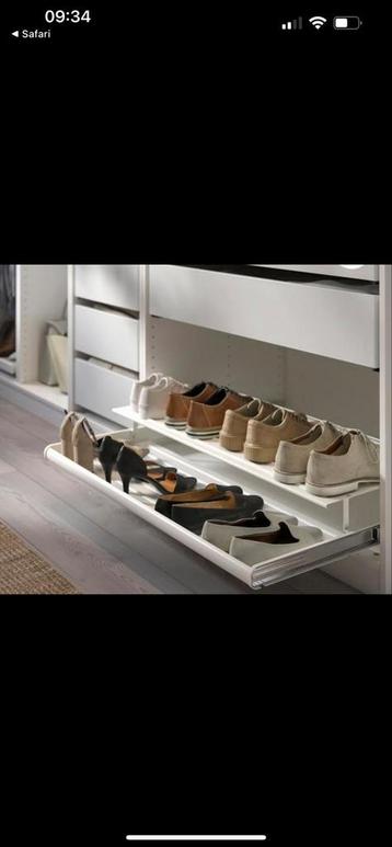 IKEA Komplement 5x schoenenlade 1 meter