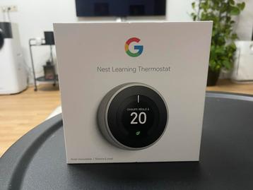 Google Nest Thermostaat 3e Generatie RVS ( NIEUW ) beschikbaar voor biedingen