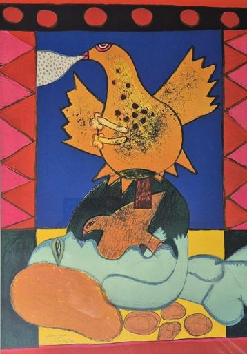 Corneille - litho E/A - Lállongée', gesigneerd - '76 beschikbaar voor biedingen