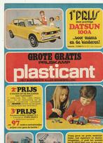 retro reclame 1969 Plasticant speelgoed Datsun wedstrijd, Verzenden, Overige typen