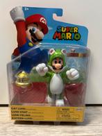 (Nieuw) super mario cat luigie met super bell jakks 10 cm, Ophalen of Verzenden, Nieuw