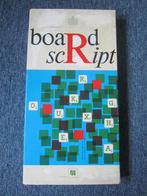 Boardscript, voorloper van Scrabble, compleet, Gebruikt, Ophalen of Verzenden, Een of twee spelers