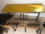 Vintage schoolbank, Antiek en Kunst, Antiek | Meubels | Stoelen en Banken, Ophalen of Verzenden