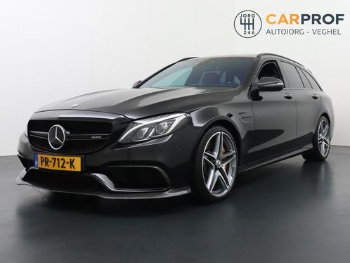 Mercedes-Benz C-klasse Estate AMG 63 S Panoramadak Burmester, Auto's, Mercedes-Benz, Bedrijf, Te koop, C-Klasse, 360° camera, ABS