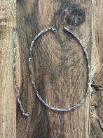 Ketting plus bijbehorende armband, Ophalen of Verzenden, Zo goed als nieuw, Zilver, Overige materialen