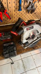 Einhell 18v cirkelzaag + 4Ah accu en lader, Doe-het-zelf en Verbouw, Gebruikt, Ophalen of Verzenden, Cirkelzaag, 30 tot 70 mm