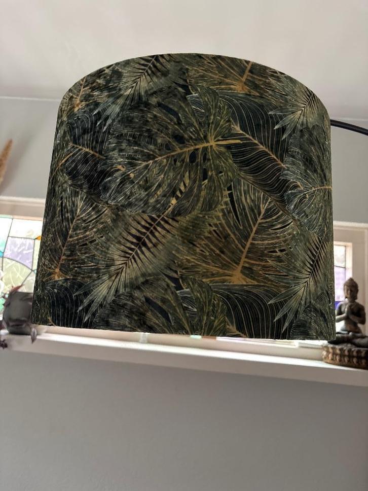 Lampenkap Amazone Light & Living, Huis en Inrichting, Lampen | Lampenkappen, Zo goed als nieuw, 25 tot 50 cm, Rond, Groen, Ophalen