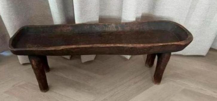 Zeldzame Antieke afrikaanse salontafel hout, Antiek en Kunst, Kunst | Niet-Westerse kunst, Ophalen