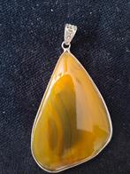 Hanger 925 zilver met barnsteen, Overige voorstellingen, Ophalen of Verzenden, Zo goed als nieuw, Met edelsteen