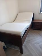 Elektrische eenpersoons bed compleet met matras en nachtkast, Ophalen, Verstelbaar, 90 cm, Eenpersoons