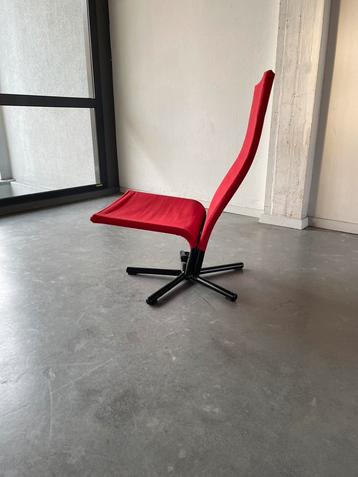 Vintage jaren fauteuil kebe steel tube canvas postmodern beschikbaar voor biedingen