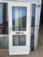 Houten voordeur, Gebruikt, 80 tot 100 cm, Niet ingevuld, Buitendeur