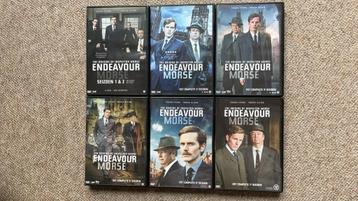 ENDEAVOUR MORSE Seizoen 1 t/m 7 inclusief de pilotfilm. beschikbaar voor biedingen