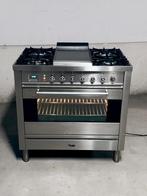 Rvs Boretti Gasfornuis met Fry-top, Witgoed en Apparatuur, Fornuizen, Ophalen, Warmhoudplaat, 60 cm of meer, Zo goed als nieuw