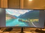 Samsung UltraWide Monitor QLED – €250 Te koop in Terneuzen, Computers en Software, Monitoren, 3 tot 5 ms, In hoogte verstelbaar