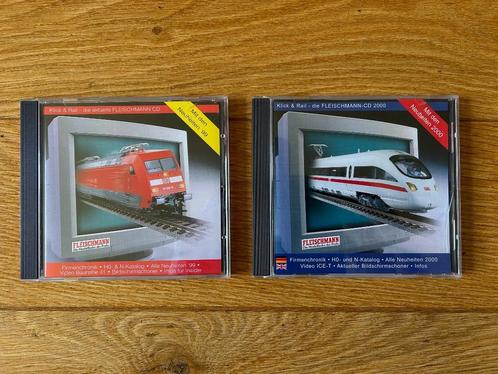 CD-ROM Fleischmann 1999 en 2000, Hobby en Vrije tijd, Modeltreinen | H0, Zo goed als nieuw, Overige typen, Gelijkstroom, Fleischmann