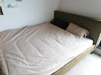 Wehkamp bed 160 x 200, evt. met matras, Huis en Inrichting, Slaapkamer | Bedden, 160 cm, Groen, Stof, Zo goed als nieuw