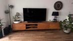 Massief Teak TV Meubel - 3 Meter Lang, Huis en Inrichting, Kasten | Televisiemeubels, Ophalen, Gebruikt, Teakhout, 200 cm of meer