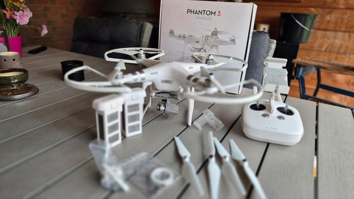 DJI Phantom 3 Advanced Drone, Audio, Tv en Foto, Drones, Gebruikt, Ophalen