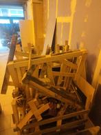 Gratis af te halen, aanhanger vol droog pallethout/brandhout, Tuin en Terras, Haardhout, Minder dan 3 m³, Ophalen