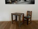 Kinderstoel & tafel sloophout robuust, Kinderen en Baby's, Kinderkamer | Tafels en Stoelen, Ophalen, Zo goed als nieuw, Tafel(s) en Stoel(en)