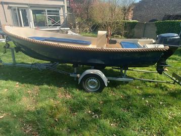 Oud huijzer 440 15pk met riba kanteltrailer MOET WEG beschikbaar voor biedingen