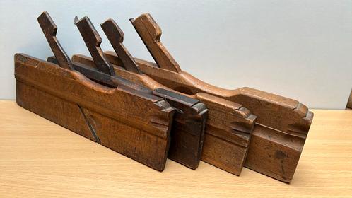 Antieke smalle houtschaaf (4 stuks), Antiek en Kunst, Antiek | Gereedschap en Instrumenten, Ophalen of Verzenden