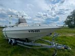 Open console boot 200 pk v6 met trailer, Watersport en Boten, 6 meter of meer, 70 pk of meer, Benzine, Buitenboordmotor