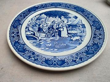 Delfts sierbord bord 33 centimeter  beschikbaar voor biedingen