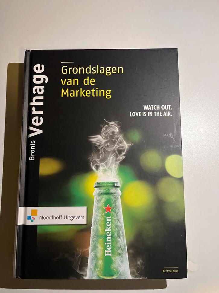 Grondslagen van de Marketing - Bronis Verhage, Boeken, Economie, Management en Marketing, Zo goed als nieuw, Economie en Marketing