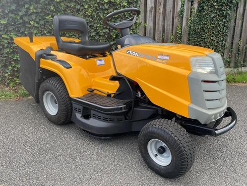 Gebruikt Stiga ESTATE Master Benzine Zitmaaier, Tuin en Terras, Zitmaaiers, Gebruikt, Minder dan 90 cm, Elektrische starter, Mulchfunctie