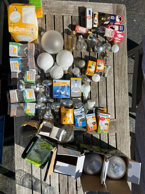 Gloeilampen halogeenlampen spots floodlight par 80, Huis en Inrichting, Lampen | Losse lampen, Zo goed als nieuw, Gloeilamp, E27 (groot)