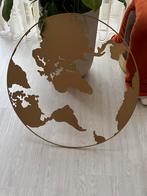 Maisons du Monde Gouden Wereldkaart, Ophalen of Verzenden, Zo goed als nieuw