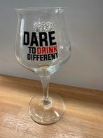 Bierglas  "Dare to Drink Different"., Verzamelen, Biermerken, Ophalen of Verzenden, Zo goed als nieuw, Glas of Glazen, Overige merken