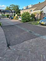 6 x 8m vijvernet afdeknet met staaldraad en hoekhaken, Tuin en Terras, Ophalen, Zo goed als nieuw