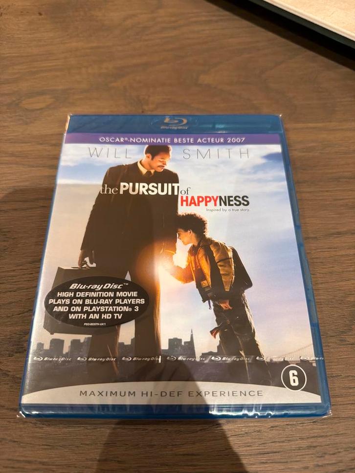 The Pursuit of Happiness - Blu-Ray Nieuw!, Cd's en Dvd's, Blu-ray, Nieuw in verpakking, Drama, Ophalen of Verzenden