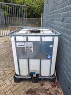 IBC Container 1000 Liter, Ophalen, Kunststof, Gebruikt, Met kraantje