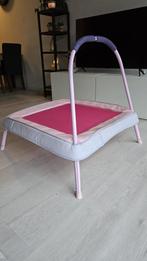 Roze Kinder Trampoline met Beugel, Ophalen, Zo goed als nieuw