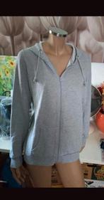 Leuk licht grijs vest met capuchon van Janina maat 42, Janina, Ophalen of Verzenden, Gedragen, Maat 42/44 (L)
